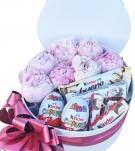 Peonies & Kinder Chocolates, 3 sizes