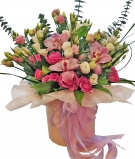 Roses & Orchids & Eustoma arrangement