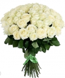 Elite Long Stem White Roses, From 5 to 101