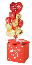 Surprise Ballons box - for a lady