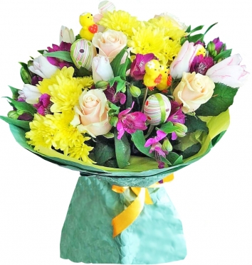 Easter flower bouquet