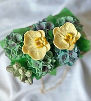 Шоколадные орхидеи и гортензии image 0