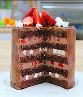 Two-Tiers Biscuit Chocolate Individual image 0